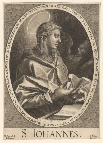 St. John by Лукас Килиан, 1629 — digital art print download