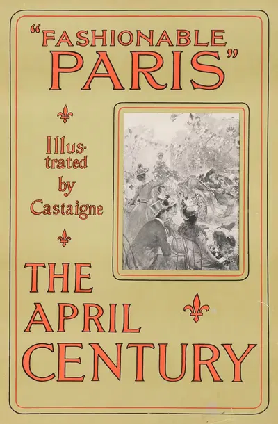 Fashionable Paris by Андре Кастань, 1899 — digital art print download