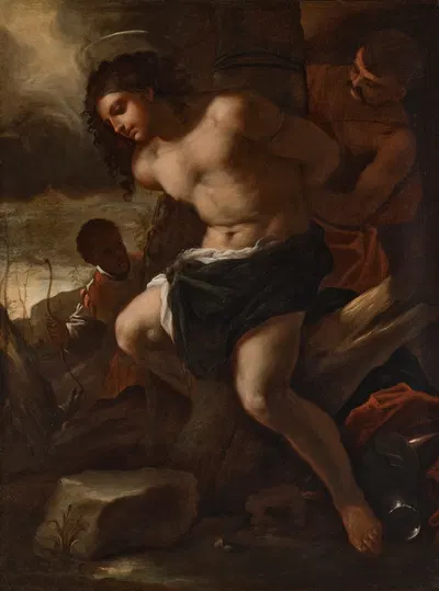 The Martyrdom of Saint Sebastian by Luca Giordano — digital art print download