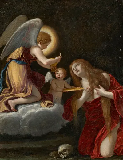 The Last Communion of Mary Magdalene by Lucio Massari — digital art print download