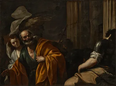 The Liberation of Saint Peter by Маттиа Прети — digital art print download