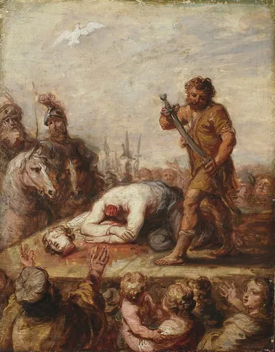 Martyrdom of St. Catherine by Абрахам ван Дипенбек, 1650 — digital art print download