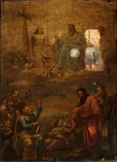 Holy Trinity, sketch by Антоний Ян Бланк — digital art print download