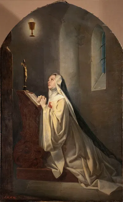 Saint Emilie by Antoni Kolberg, 1841 — digital art print download