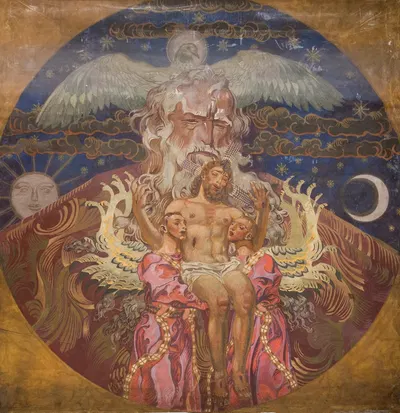 The Holy Trinity by Юзеф Мехоффер, 1912 — digital art print download