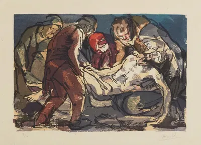 Descente de croix by Jules Chadel, 1839 — digital art print download