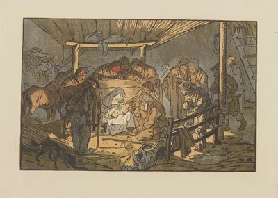 Nativité by Jules Chadel, 1920 — digital art print download