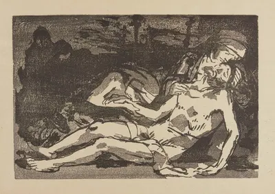 Pietà by Jules Chadel, 1936 — digital art print download