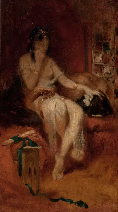 Judith with the head of Holofernes by Мавриций Готлиб, 1877 - 1878 — digital art print download