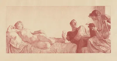Devil, Sin, Eve by Отто Грейнер, 1898 — digital art print download