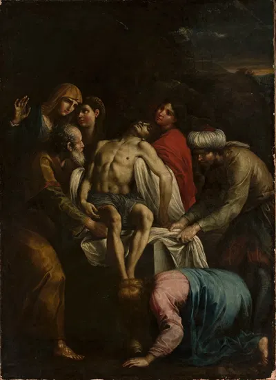 Entombment of Christ by Станислав Яроки, 1900 — digital art print download