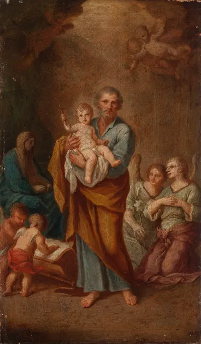 Saint Joseph by Сымон Чехович — digital art print download