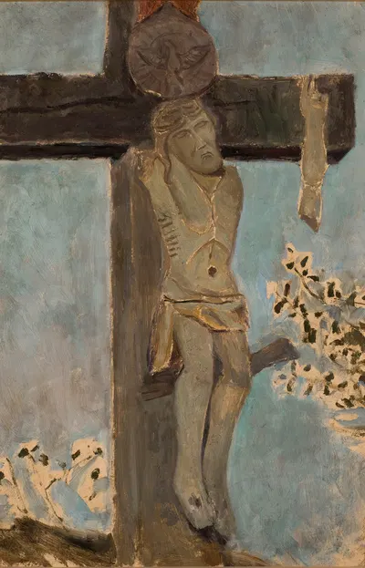 Christ on the Cross without hands by Tadeusz Makowski, 1909 — digital art print download