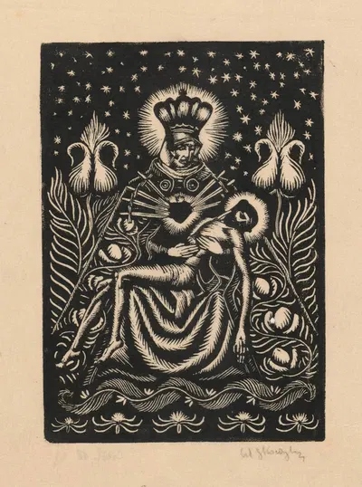 Pieta by Владислав Скоциляс, 1916 — digital art print download