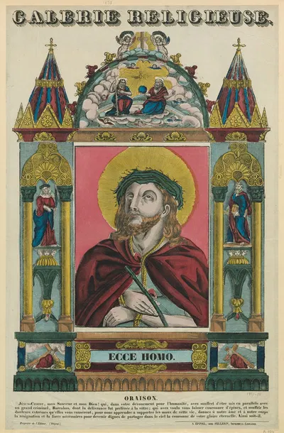 Ecce Homo by Имп. Пеллерен и Ко, 1837 — digital art print download