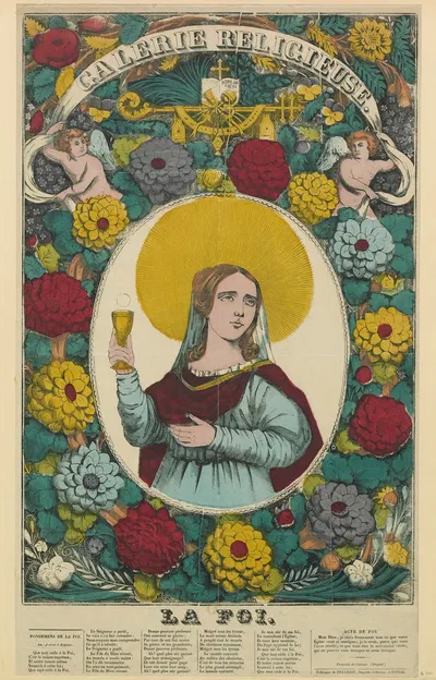 La Foi by Имп. Пеллерен и Ко, 1838 — digital art print download