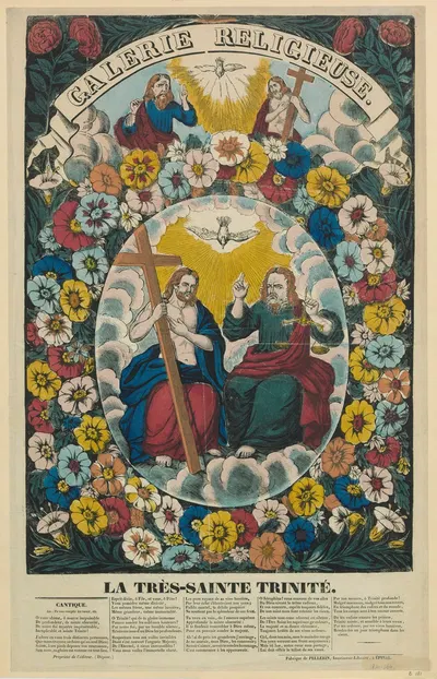 La Très-Sainte Trinité by Имп. Пеллерен и Ко, 1841 — digital art print download