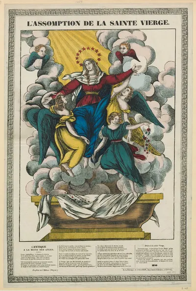 L'Assomption de la Sainte Vierge by Имп. Пеллерен и Ко, 1837 — digital art print download