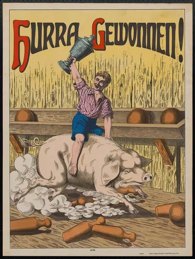 Hurra gewonnen! by Карл Буркардт — digital art print download
