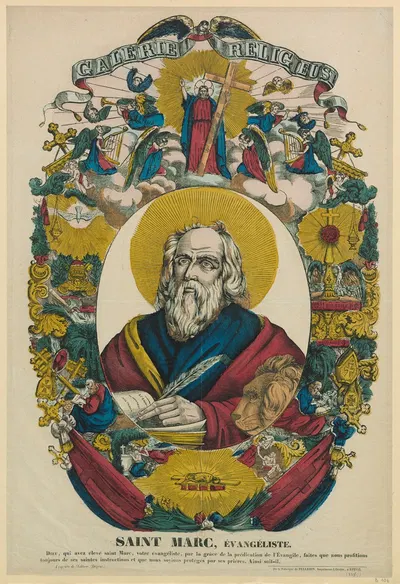 Saint Marc by Имп. Пеллерен и Ко, 1837 — digital art print download