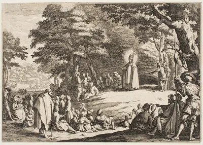 Saint Amond by Jacques Callot, 1625 — digital art print download