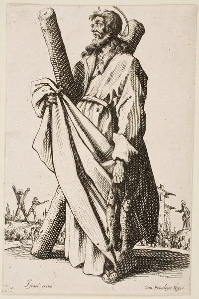 St. André by Jacques Callot, 1631 — digital art print download