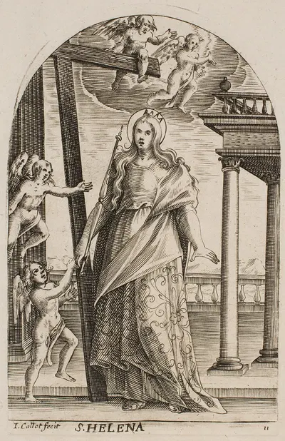 St. Helen by Jacques Callot, 1611 — digital art print download