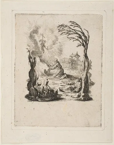 The Agony in the Garden by Jacques Callot, 1624 — digital art print download