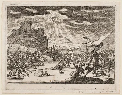 The Conversion of St. Paul by Jacques Callot, 1635 — digital art print download