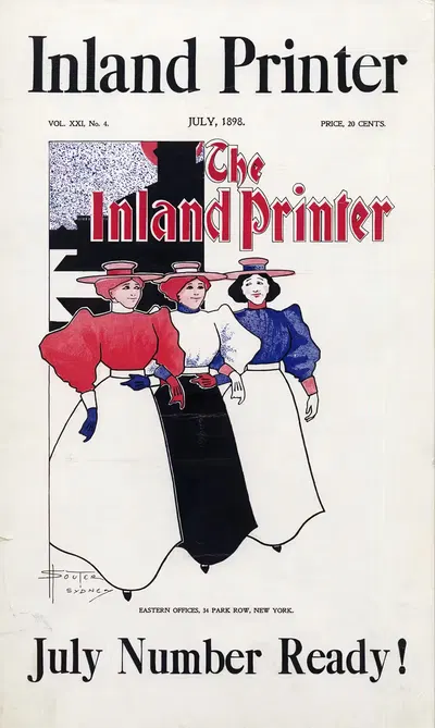 The Inland Printer July Number Ready by David Henry Souter, 1898 — digital art print download