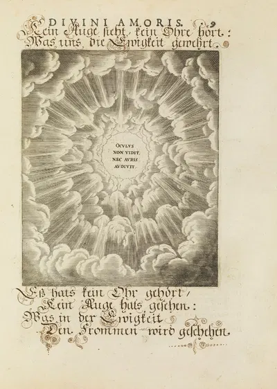 Amoris divini emblemata Pl.02 by Отто ван Вейн, 1660 — digital art print download