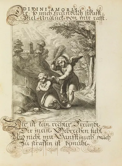 Amoris divini emblemata Pl.29 by Отто ван Вейн, 1660 — digital art print download