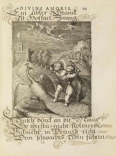 Amoris divini emblemata Pl.54 by Отто ван Вейн, 1660 — digital art print download