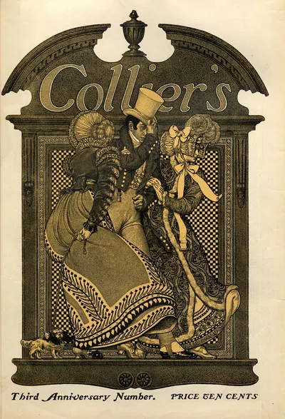 Collier's Third Anniversary Number by Edward Penfield, 1900 — digital art print download