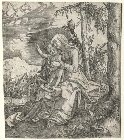 The Virgin in a Landscape by Albrecht Altdorfer, c. 1515 — digital art print download