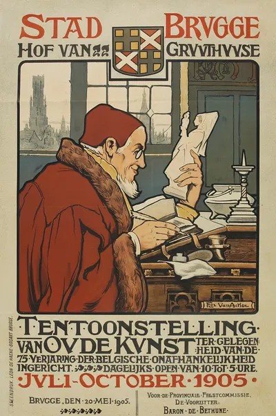 Tentoonstelling van oude kunst by Флори ван Акер, 1905 — digital art print download