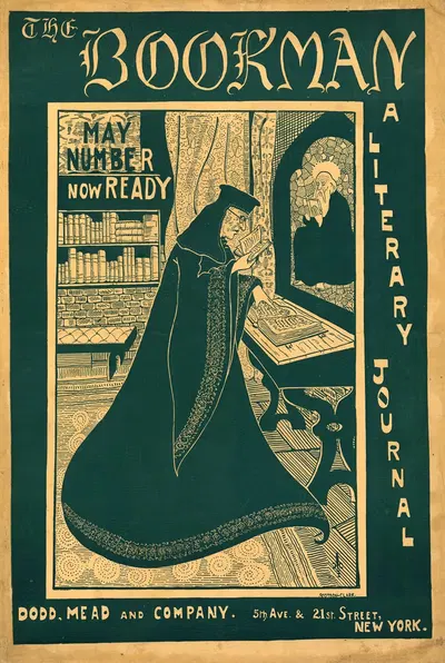The Bookman A Literary Journal May Number by George Frederick Scotson-Clark, 1896 — digital art print download
