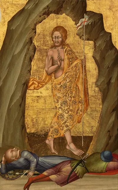 The Resurrection of Christ by Giovanni di Paolo — digital art print download