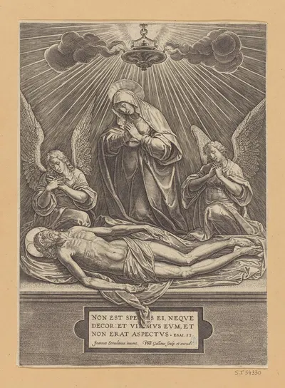 Pieta by Stradanus — digital art print download