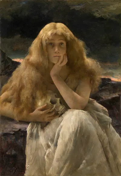Mary Magdalene by Альфред Стивенс, 1887 — digital art print download