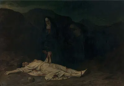 Saint Stephen as a Martyr by Константин Менье, 1866 — digital art print download