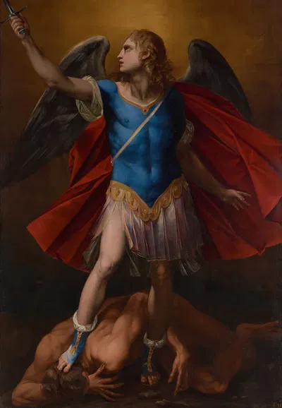 The Archangel Michael by Giuseppe Cesari — digital art print download