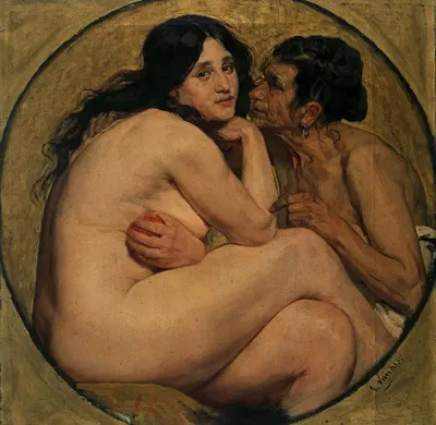 Eve (The Temptation) by Гюстав Ванез — digital art print download