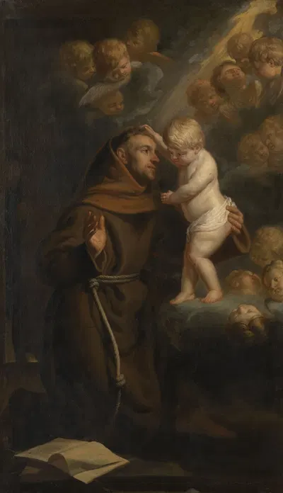 The Infant Christ appears to Saint Antony by Якоб Ван Оост, 1640 - 1650 — digital art print download
