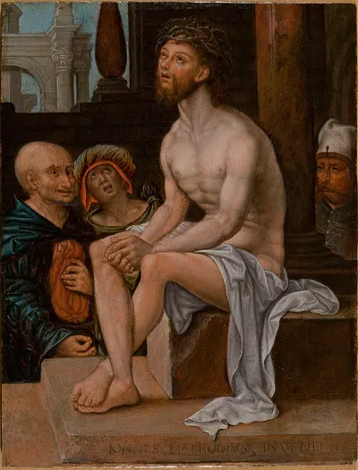 Christ on the Cold Stone by Jan Gossaert — digital art print download