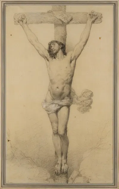 Crucifixion by Louis Gallait — digital art print download