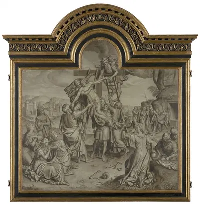 Descent from the Cross by Питер Пурбус, 1570 — digital art print download
