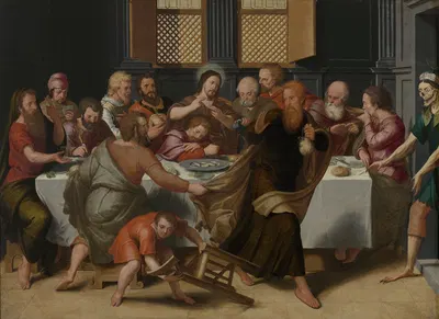 Last Supper by Питер Пурбус, 1548 — digital art print download