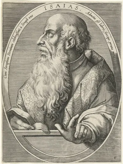 Isaiah by Stradanus, 1613 — digital art print download
