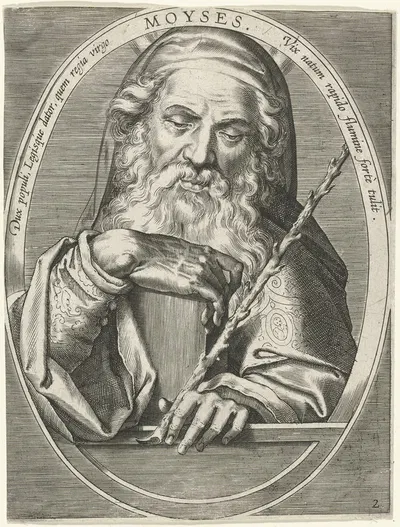Moses by Stradanus, 1613 — digital art print download